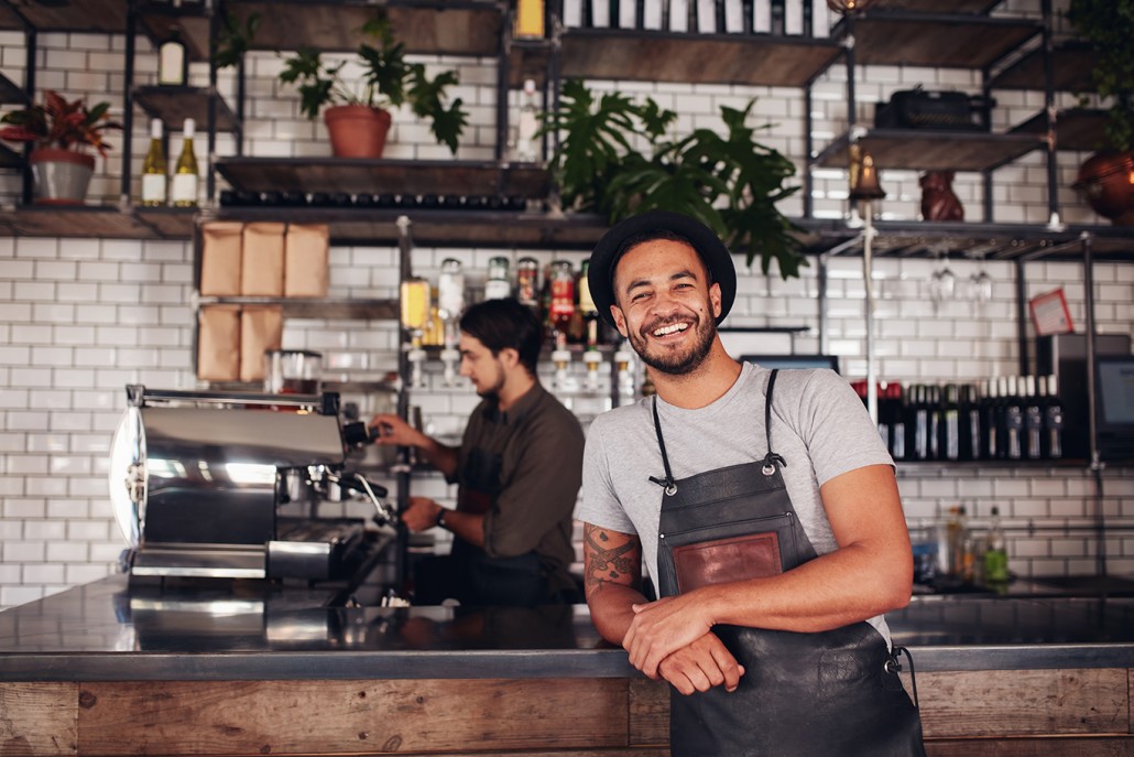 successful restaurant happy employee